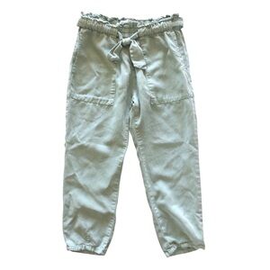 C Zara Aqua Teal Lightweight Chino Girls Pants Size 4-5 Years NWOT